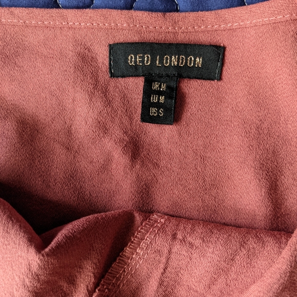 2/$25 QED London Salmon Coloured Dress - Picture 2 of 2